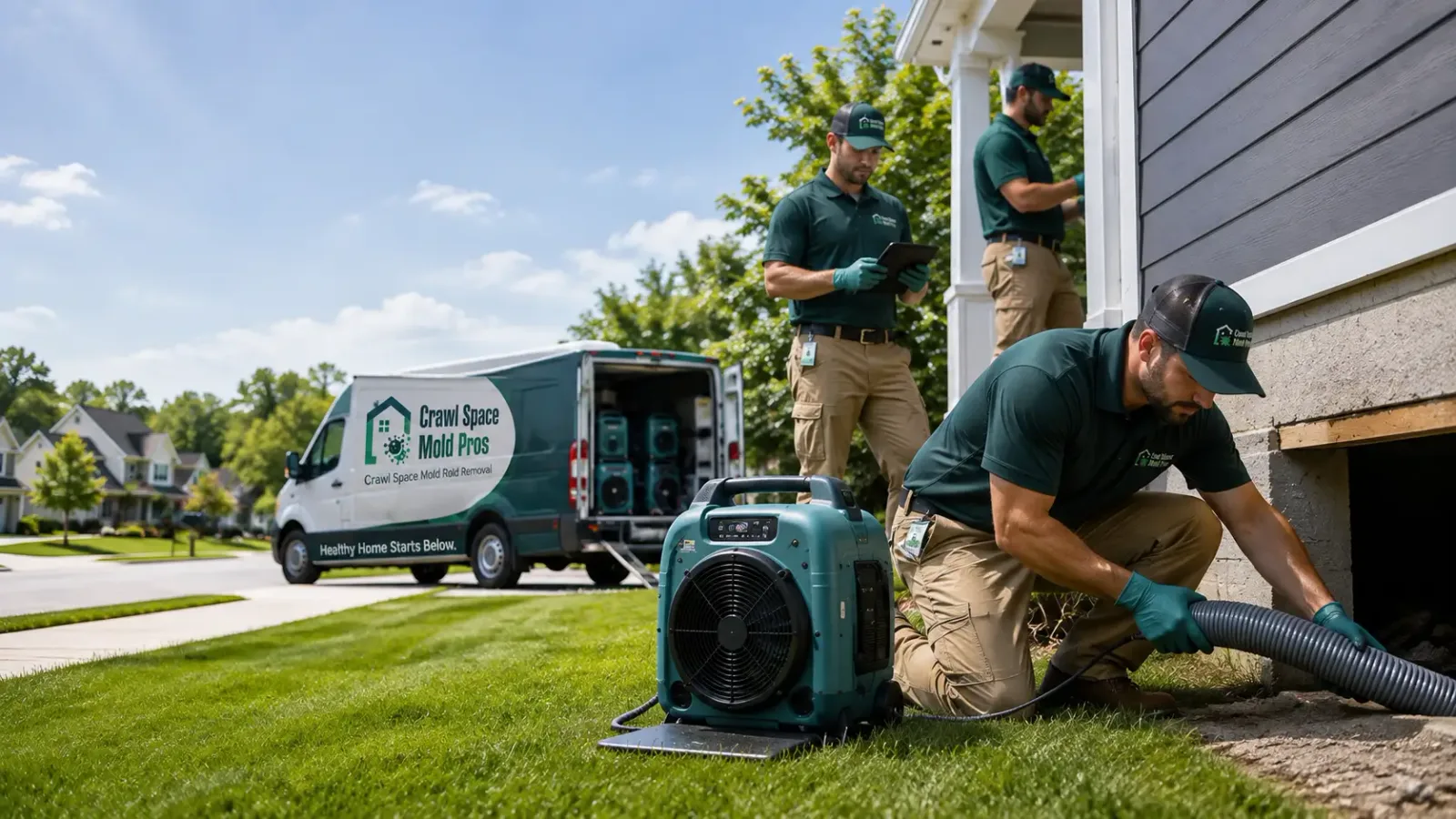 Crawl Space Mold Removal in Cushing, MN